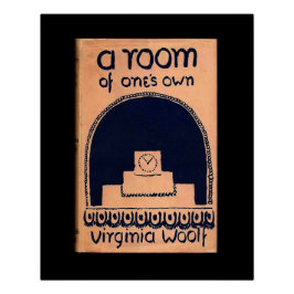 Virginia Woolf Book Hoesje A Room of One Poster