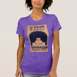 Virginia Woolf Book Hoesje A Room of One's Ewn T-shirt