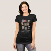 Virginia Woolf Book Jackets T-shirt (Voorkant volledig)