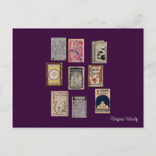 Virginia Woolf Books Briefkaart