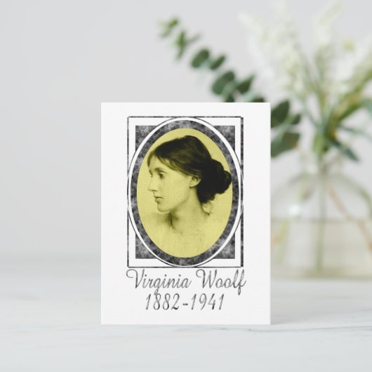 Virginia Woolf Briefkaart (Staand voorkant)