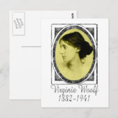 Virginia Woolf Briefkaart (Voorkant / Achterkant)