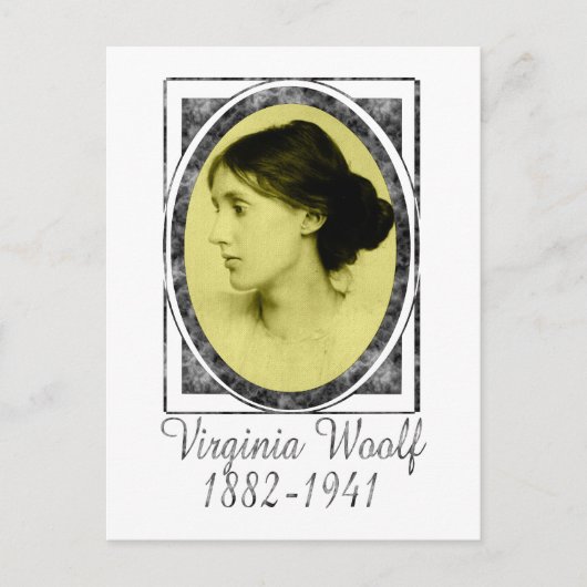 Virginia Woolf Briefkaart (Voorkant)