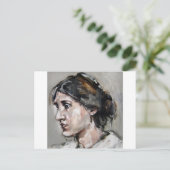 Virginia Woolf Briefkaart (Staand voorkant)