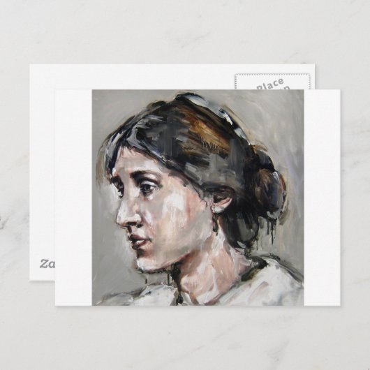 Virginia Woolf Briefkaart (Voorkant / Achterkant)