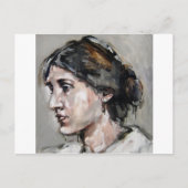 Virginia Woolf Briefkaart (Voorkant)