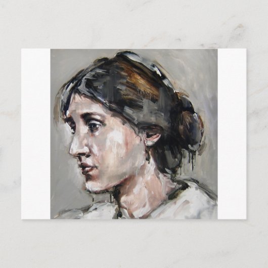 Virginia Woolf Briefkaart (Voorkant)