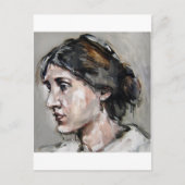 Virginia Woolf Briefkaart (Voorkant)