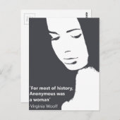 Virginia Woolf-citaat Briefkaart (Voorkant / Achterkant)