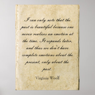 Virginia Woolf citaat poster
