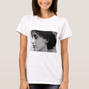 Virginia Woolf Eet/Liefde goed liefde citaat cadea T-shirt