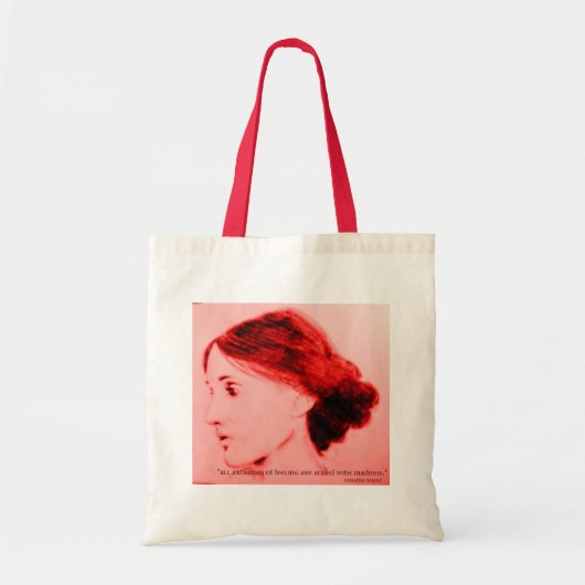 Virginia Woolf extremen van het gevoel Tote Bag (Voorkant)