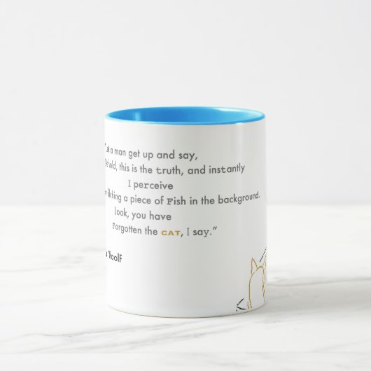 Virginia Woolf Filching Cat Mok (Midden)