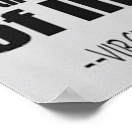 Virginia Woolf Ghovaals Roll Quote Poster (Hoek)