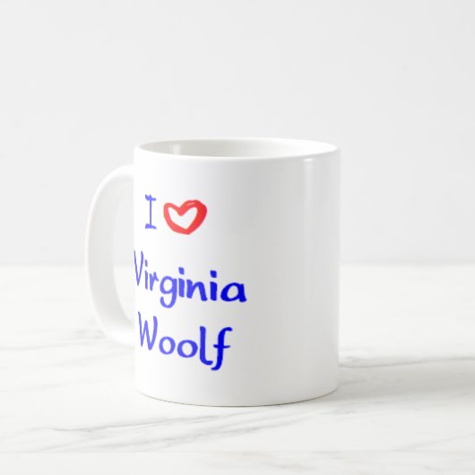virginia woolf koffiemok (Voorkant links)