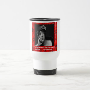 Virginia Woolf & Liefdescitaat Reisbeker