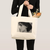 Virginia Woolf "Love Autumn" Love Quote Gifts Grote Tote Bag (Voorkant (product))