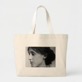 Virginia Woolf "Love Autumn" Love Quote Gifts Grote Tote Bag (Voorkant)