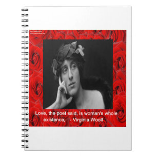 Virginia Woolf & Love Quote Notitieboek