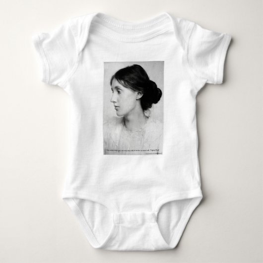 Virginia Woolf "Love Well" Love Quote Mokken & Gif Romper (Voorkant)