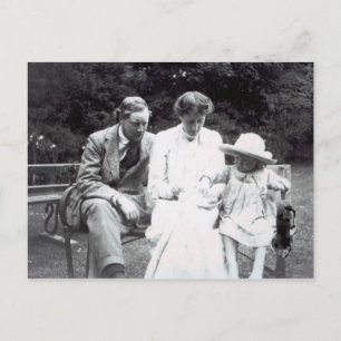 Virginia Woolf met Clive en Julian Bell, 1910 Briefkaart