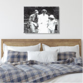 Virginia Woolf met Clive en Julian Bell, 1910 Canvas Afdruk (Insitu (Slaapkamer))