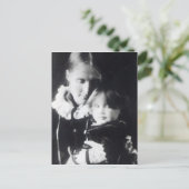 Virginia Woolf, met haar moeder Julia, 1884 Briefkaart (Staand voorkant)