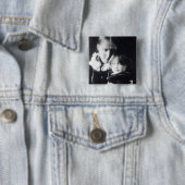 Virginia Woolf, met haar moeder Julia, 1884 Vierkante Button 5,1 Cm (In situ)