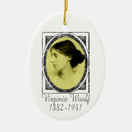 Virginia Woolf Ornament (Voorkant)