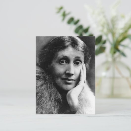 Virginia Woolf Portrait Briefkaart (Staand voorkant)