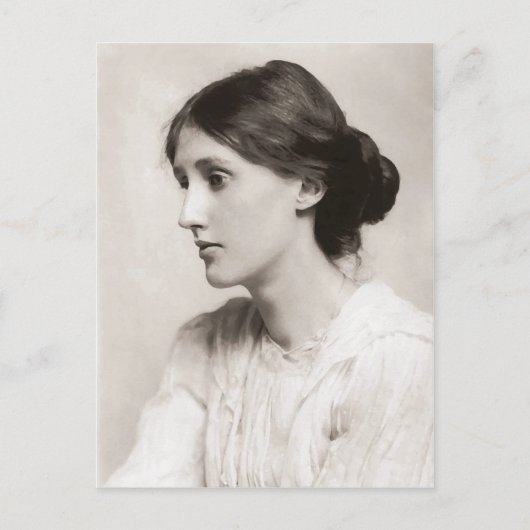 Virginia Woolf portret 1902 Briefkaart (Voorkant)