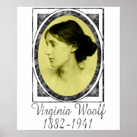 Virginia Woolf Poster (Voorkant)