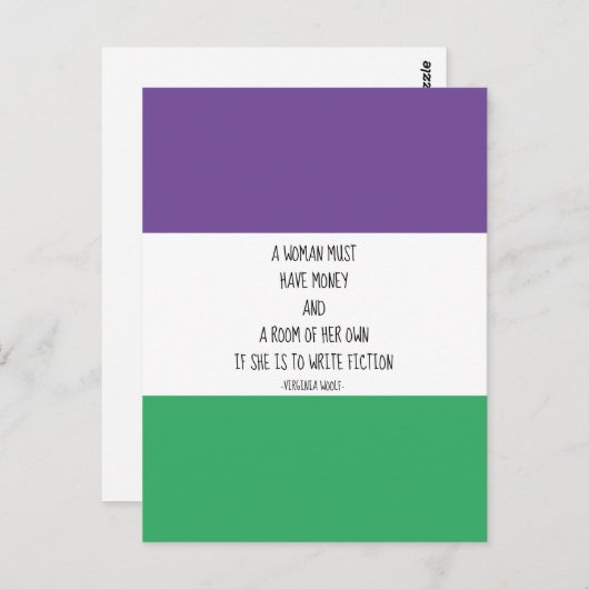 Virginia Woolf Quote Briefkaart (Voorkant / Achterkant)