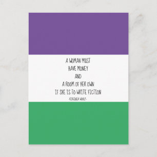 Virginia Woolf Quote Briefkaart