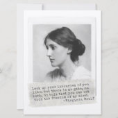 Virginia Woolf Quote - Icons of Women's History (Voorkant)