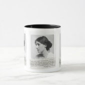 Virginia Woolf Quote - Icons of Women's History Mok (Midden)