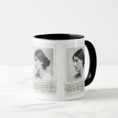 Virginia Woolf Quote - Icons of Women's History Mok (Voorkant rechts)
