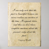 Virginia Woolf quote poster (Voorkant)