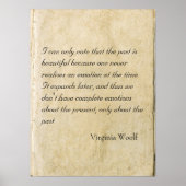 Virginia Woolf quote poster (Voorkant)