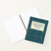 Virginia Woolf Quote van de schrijver Notitieboek (Binnen)