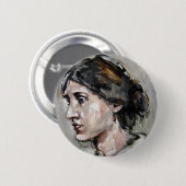 Virginia Woolf Ronde Button 5,7 Cm (Voorkant /achterkant)