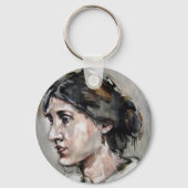 Virginia Woolf Sleutelhanger (Voorkant)