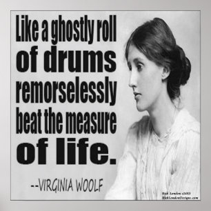Virginia Woolf spookachtige rol quote poster