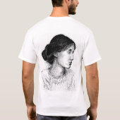 Virginia Woolf T-shirt (Achterkant)