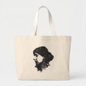 Virginia Woolf-tas Grote Tote Bag (Voorkant)