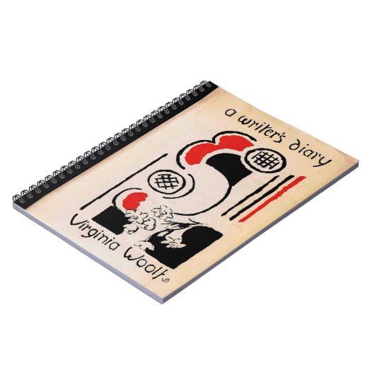 Virginia Woolf Vanessa Bell Hoesje A Writer's Diar Notitieboek (Linkerzijde)