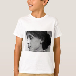 Virginia Woolf "Vind vrede" Wijsheid Citaat Cadeau T-shirt