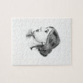 Virginia Woolf zacht potlood portret Legpuzzel (Horizontaal)