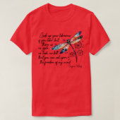 Virginia Woolfs Freedom Quote Design TShirt (Design voorkant)