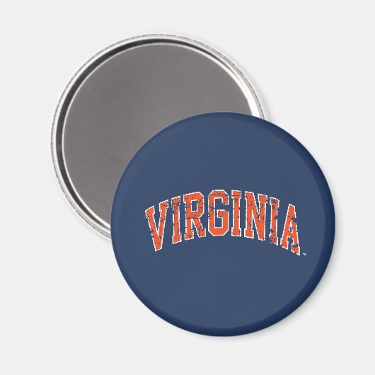 Virginia Wordmark Distress Magneet (Voorkant / Achterkant)